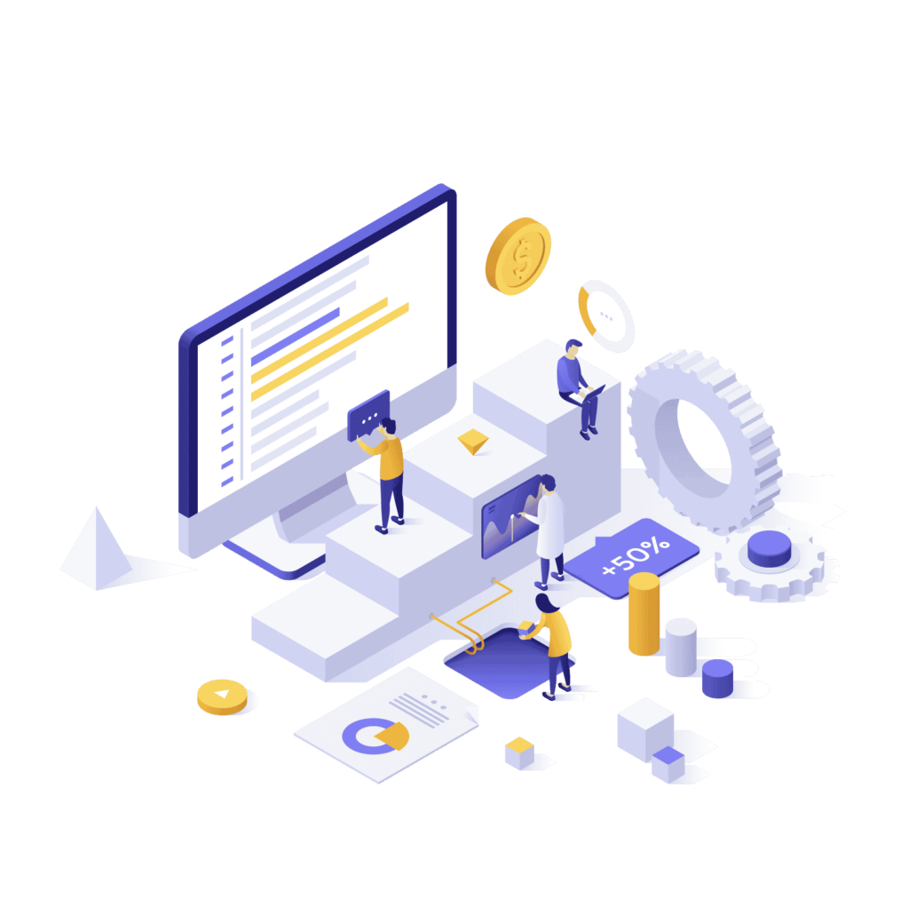 Clients collaborating with GenifySoft team for custom software development projects