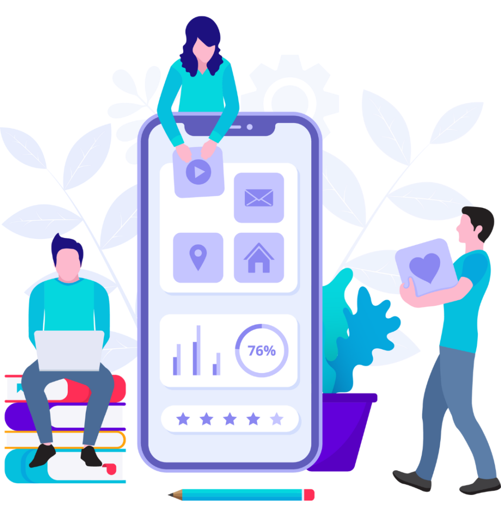 GenifySoft team collaborating on UI/UX design and software development delivery